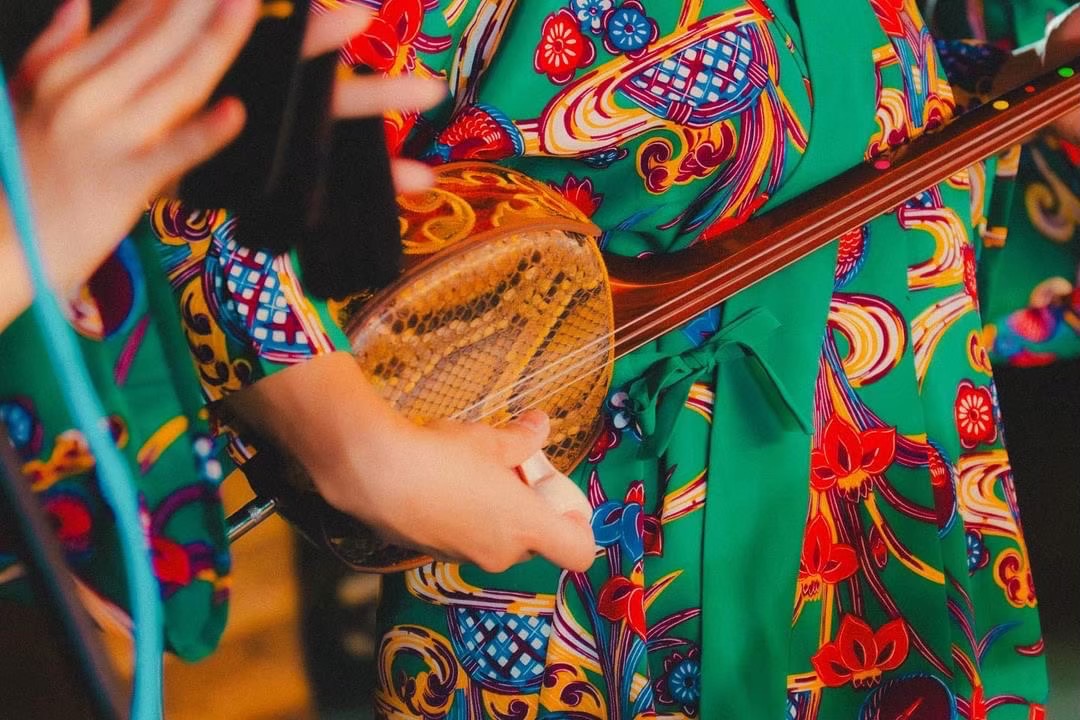 青の里宿泊OPTION　三線体験